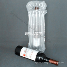 Bouteille de vin emballage gonflable de la colonne